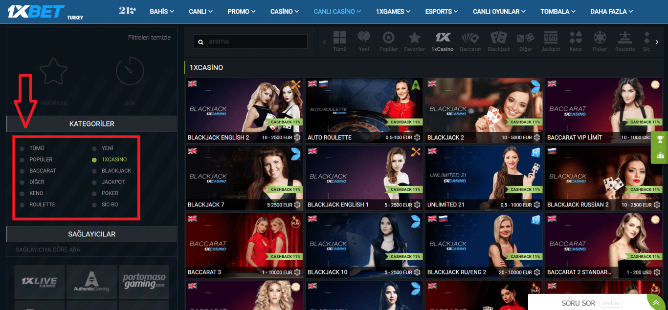 1xBet mobil uygulama işlevselliği